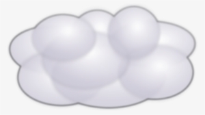 White Cloud Large Clipart - Clip Art