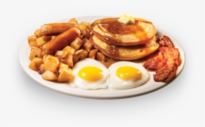 Fatburger Breakfast - Pancake & Egg Png