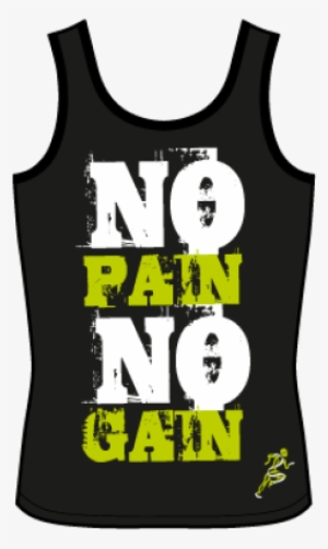 Singlet No Pain No Gain Front - เสื้อ No Pain No Gain