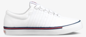 05827 130 M - K Swiss Surf N Turf Heritage White Canvas Shoes