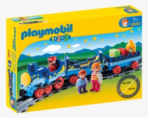 Playmobil 6880 Night Train With Track