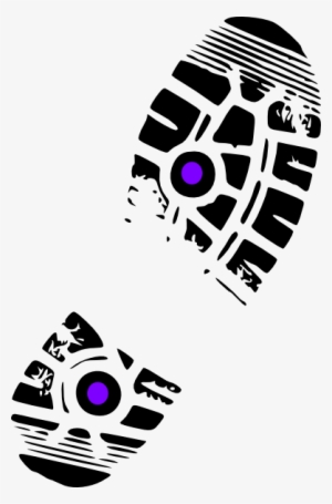 Planter Tennis Shoe Clip Art At Vector Clip Art - Running Shoe Print Clipart