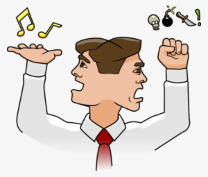 People Clipart Two Faced - Two Faced Man Clipart