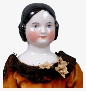 Superb Early Kestner Covered Wagon China Lady With - Figurine