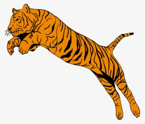 Free Jumping Tiger Png - Tiger Jump Clipart Png