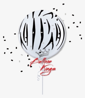 30in Zebra Stripes - Earth Balloon Inc