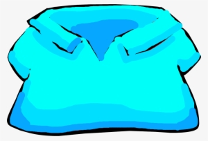 Cyan Polo Shirt - Club Penguin Polo Shirt