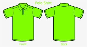 Green Polo Shirt Png - Polo T Shirt Template