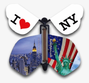 I Love New York Magic Flying Butterfly - I Love New York