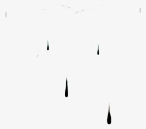 Ftestickers Rain Drop Black Splash Paint - Silhouette
