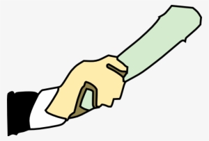 Hand With News Paper