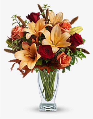 Fall Fantasia By Teleflora - Fall Funeral Flower Arrangements