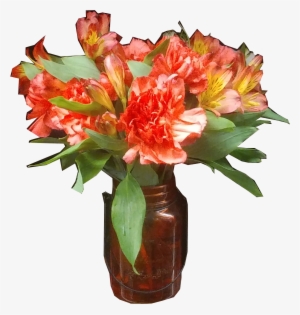 Fall Flowers In A Mason Jar