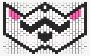 V For Vendetta Kandi Mask - Anonymous Kandi Mask Patterns