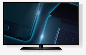 Image Of Tv With Play Button - Television
