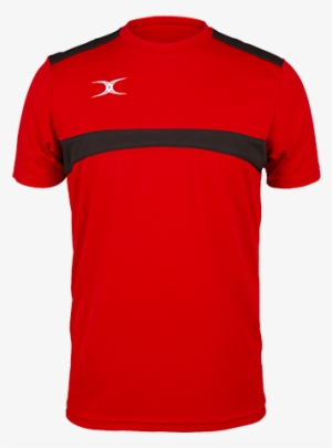 Gilbert Rugby Clothing Photon Mens Tee Red & Black - Equipamento Seleção Nacional 2018