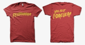 Fest Hogan Shirt Red - Gildan Mens Small Size T Shirt
