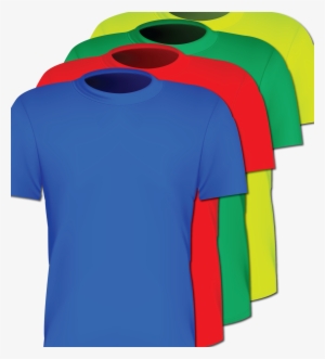 Bowland Pe Tshirts - Red Blue Yellow Green T Shirt