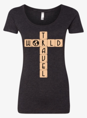 World Travel Scrabble Women's T-shirt - Shirt