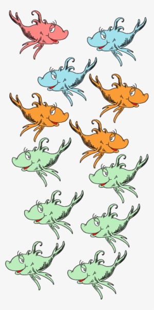 Here We Have A Small School Of Fish - Cartoon