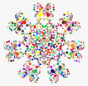 This Free Icons Png Design Of Colorful Floral Spatter