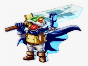 Chrono Cross, Chrono Trigger, Character Art, Cricut - Frog Chrono Trigger Art