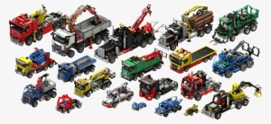 "big Rigs" Are Also Known In The Usa As "semi Trucks" - Lego 42008 Vs 42043