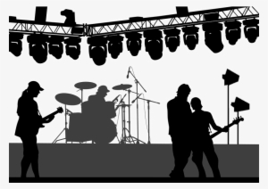 Concert Stage Png Download - Dessin Scène Musique