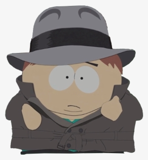 Trench Coat And Hat Cartman - Trench Coat Fedora Hat
