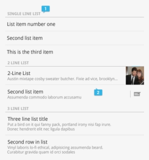 Enter Image Description Here - List Item Android Design