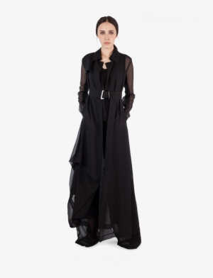Sweeping Silk Trench Coat - Bon Vivant Jacket Mec