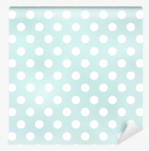 Seamless Retro Polka Dots Background Wall Mural • Pixers® - Polka Dot