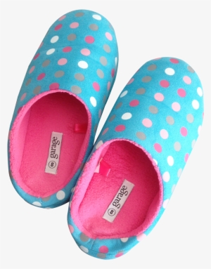 Slippers Garage Blue And Pink Png Image - Slippers Png