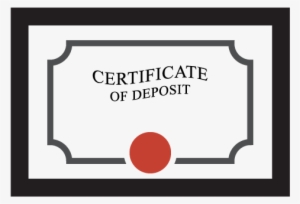 Certificate Of Deposit - Certificate Of Deposit Icon