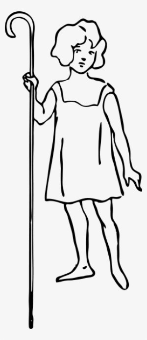 Shepherd Girl Clipart Png For Web - Shepherd Girl Clipart