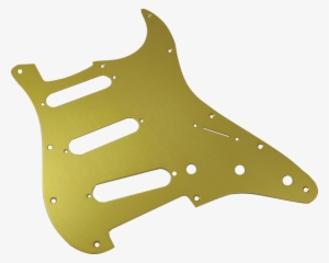 Fender ®, For American Stratocaster, 11-hole - Pickguard Original Fender American Strat 11-hole Gold