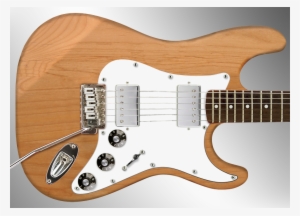 Natural - Fender Stratocaster Blacktop White
