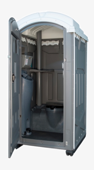 Deluxe Portable Toilets - Deluxe Portable Toilet With Hand Sanitizer