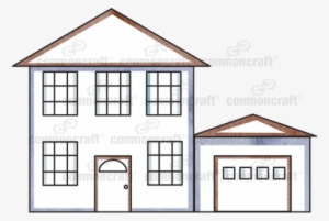 Large House With Garage - House