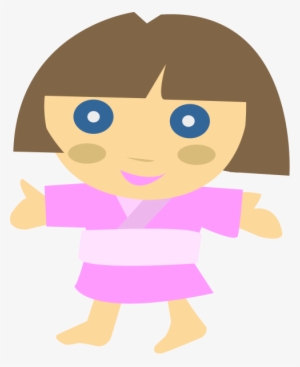 Japanese Character Girl Clipart Png For Web - Kiz Cocuk Genc Cizim