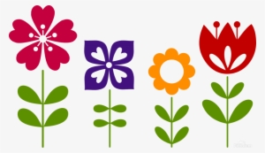 Canvas Print - สวยงาม ดอกไม้ การ์ตูน สวย ๆ