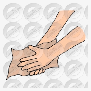 Dry Hands With Paper Towel Clipart - Dry Hands With Towel Clip Art