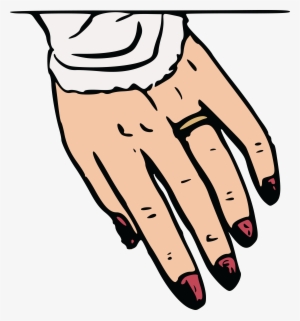 Free Of A Bride S Hands With - Fingers Clipart