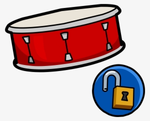 Snare Drum Unlockable Clothing Icon Id - Club Penguin Mp3000