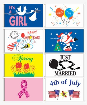 Celebration Flags - Eder Flag Mfg 3 Ft. X 5 Ft. Just Married Flag