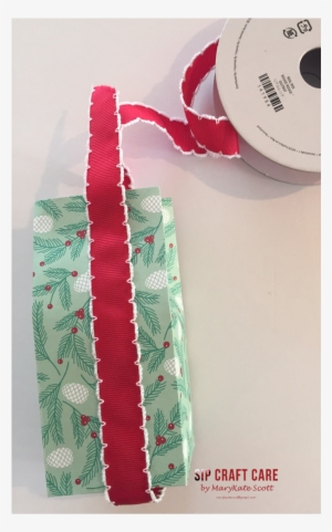 I Wrapped It Around The Long Way, Securing With A Piece - Patchwork