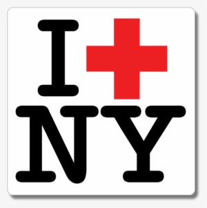 I Love Ny Square Sticker - Milton Glaser To Inform And Delight