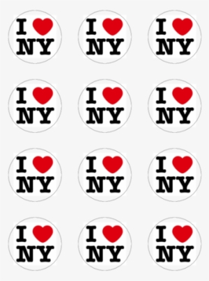 I Love Ny - Free Printable Paw Print Cupcake Toppers