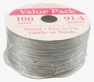 Bowdabra® Bow, 91,4m, Silver - Darice Bowdabra Bow Wire 100yd-silver