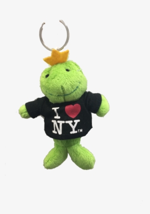 Love Ny Frog Plush Key Chain